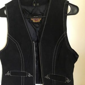 Leather vest Harley Davidson